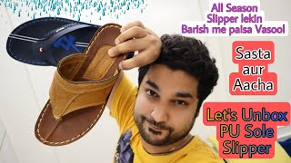 Paragon 6790 VS VKC W1030 PU Sole Mens slippers Unboxing Comparison amp Review  Formal Slipper [upl. by Anahoj]