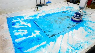 Beyond the Grime A Raw Look at Cleaning a Grey Rug that Defies Shine  Satisfying ASMR [upl. by Mckinney]