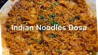 Madras Noodles Dosa  Shorts​ streetfood [upl. by Cristionna]