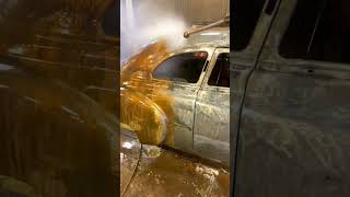 Pressure Washing after Chemical dip paintremoval rust shorts [upl. by Nat900]