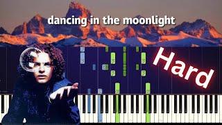 Toploader  Dancing in the Moonlight  Piano Tutorial and Lyrics [upl. by Sillsby]