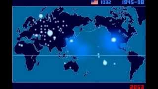 Visualisierung der Atombombentests 19451998 [upl. by See]