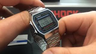 Impostare allarme orario casio [upl. by Akenihs]