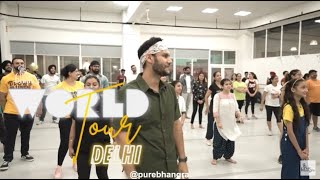 Radkan Te Madkan Bhangra Workshop in Delhi by Hardy Singh [upl. by Glynias]