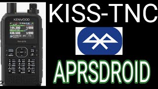 KENWOOD D75  Kiss TNC Mode  Bluetooth Connection  Android [upl. by Linehan]