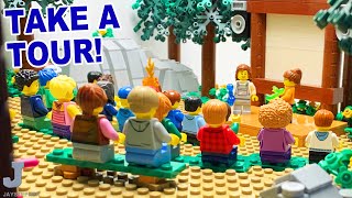 Outdoor Amphitheater Tour Nestled In A Spruce Forest Built With LEGO Bricks [upl. by Gianna]