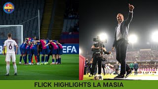 Flicks Msg to the Players  5 Key Stats from Barcas Victory [upl. by Lexerd]