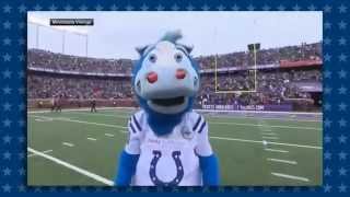 Blue takes the Mascot vs Kids game too serious  ESPN CMon Man [upl. by Thapa]