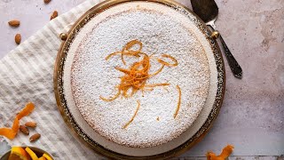 Saftiger Mallorquinischer Mandelkuchen mit Orange [upl. by Lerim]