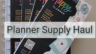 Planner Supply Haul  Amazon Washi Tape Shop [upl. by Podvin]