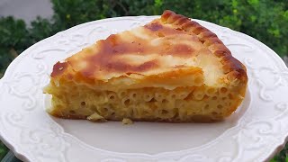 ΜΑΚΑΡΟΝΟΠΙΤΑ της Γκόλφως θα την αγαπήσετε Pie with spaghetti and cheese [upl. by Jannel]