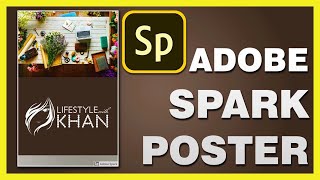 Adobe Spark Poster  Adobe spark poster making tutorial 2018 [upl. by Kihtrak4]