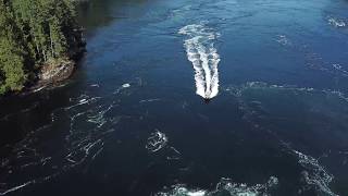 Running the Skookumchuck Narrows in a Lifetimer  100ft whirlpool [upl. by Dulcle784]