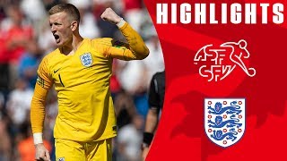 Switzerland 00 England 56 AET  Three Lions Win Tense Penalty Shootout  Official Highlights [upl. by Atwahs]