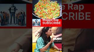 srushti tawade raps on Maggi noodles 🍜 music song shorts maggilover [upl. by Gnanmos726]