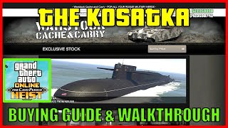 THE KOSATKA SUBMARINE BUYING GUIDE amp TUTORIAL  GTA 5 Online Cayo Perico Heist Update gta [upl. by Ocinom]