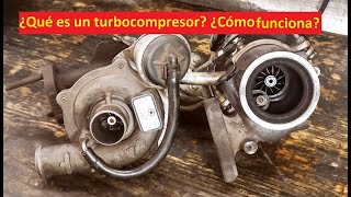 ¿Qué es un TURBO ¿Cómo funciona Turbocompresor de geometría fija o variable Explicación sencilla [upl. by Atilrep350]