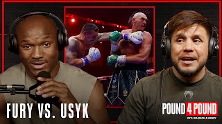 FIGHT OF THE YEAR Tyson Fury vs Oleksandr Usyk Reaction  Pound 4 Pound Kamaru Usman Henry Cejudo [upl. by Franza]