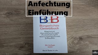 Anfechtungsrecht Einführung [upl. by Kan921]