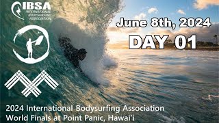 2024 IBSA World Finals at Point Panics Hawaii  Day 1 June 8th [upl. by Enelyad]