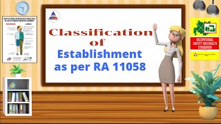 Risk Classification of Establishment per DOLE Advisory 4 s2019 in compliance to RA 11058 amp its IRR [upl. by Ala]