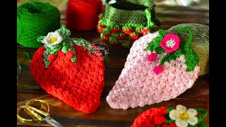 Frutillas en mi cocina  agarraderas paso a paso en crochet [upl. by Spiros923]