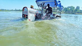 Eicher 242 Tractor Failed in Betwa River [upl. by Maleen777]