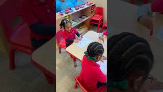 PreK Math and Writing Lesson  Atlanta Childcare [upl. by Ainot819]