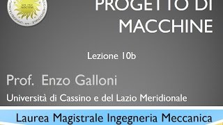 Lezione 10b Progetto di macchine [upl. by Hsreh]