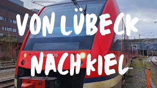 Führerstandsmitfahrt von Lübeck Hbf nach Kiel Hbf erixx [upl. by Latrina284]