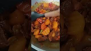 Beef Caldereta cookingfreemusic foodmusic fypyoutube [upl. by Naval758]