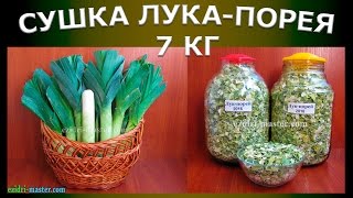 Сушка лукапорея – 7 кг [upl. by Nivla626]