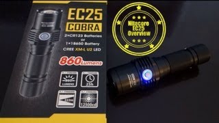 Nitecore EC25 Cobra Flashlight Overview [upl. by Merrili17]