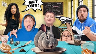 Sneaking Pet Chinchilla in Restaurant FV Familys The Americana at Brand Vlog [upl. by Aokek]