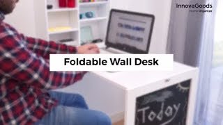 InnovaGoods Home Organize Foldable Wall Desk [upl. by Llerot3]