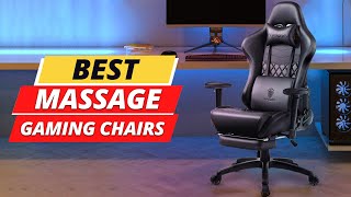 GTRACING Gaming Chair with Footrest Speakers Video Game Chair Bluetoot [upl. by Einna]