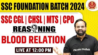 SSC CGL CHSL MTS amp CPO Blood Relation Reasoning  SSC 2024 Reasoning Classes by Sachin Modi Sir [upl. by Umberto]