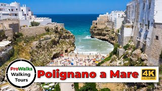 Polignano a Mare Italy Walking Tour 4K60fps [upl. by Nawyt173]