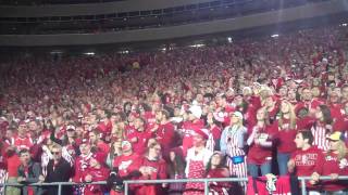 Badgers vs Nebraska Sweet Caroline [upl. by Ijat]