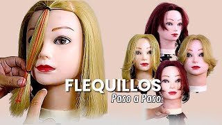 🔥 4 Flequillos para todo Tipo de Rostro  Paso a Paso  ✂️ Bang Cut [upl. by Eecats]