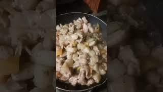 Chicken Adobo tidbits with potato cubes [upl. by Essyle]