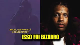 LIL DURK RECLAMA DA PLATEIA NO CENA 2023  TRAP 24 HORAS LIL DURK NO BRASIL [upl. by Fadil]