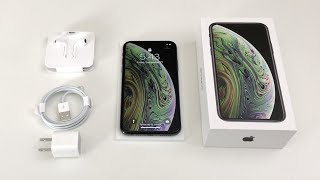 iPhone XS Unboxing Space Grey iPhone 10s [upl. by Neau434]