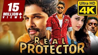 Real Protector 4K ULTRA HD Superhit Action Hindi Dubbed Full Movie  Allu Arjun Tamannaah [upl. by Eninaj]