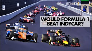 How Fast Would Formula 1 Go at the Indy 500 [upl. by Nottus]