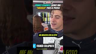 😆 Franco Colapinto DIVIRTIENDOSE con reporteros de F1 Imperdible francocolapintoenf1 williams [upl. by Ahsimot255]