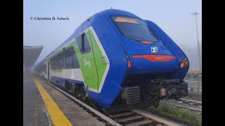 Trenitalia  HTR412004 in arrivo nella stazione di Ploaghe [upl. by Nyrroc]