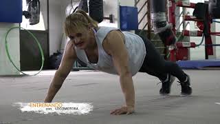 Ejercicio Flexiones  Entrenando con Locomotora [upl. by Dabbs]