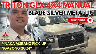 THE MOST AFFORDABLE AND REASONABLE PRICE PICK UP NGAYON SA PHILIPPINES 2024 TRITON GLX 4X4 MT [upl. by East365]