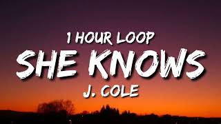 j cole  she knows 1 Hour quoti am so much happier now that Im deadquot tiktok song [upl. by Eciram]